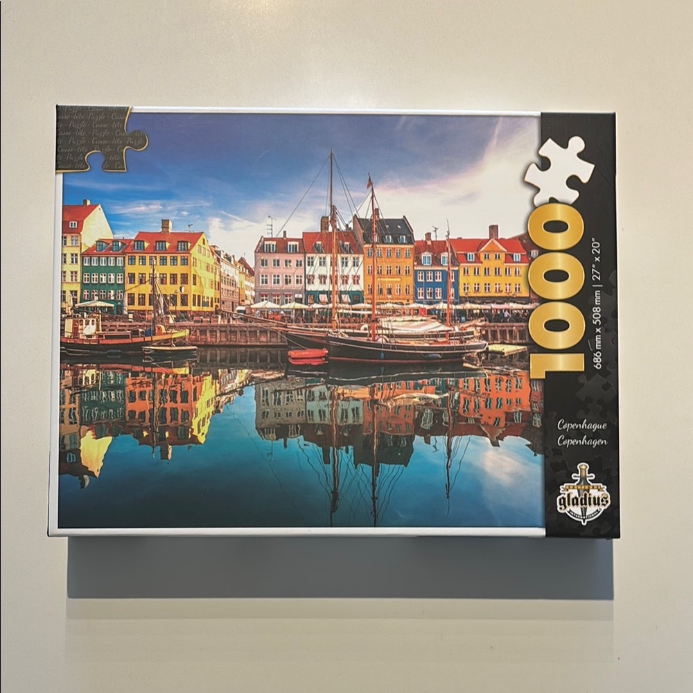 🧩 Copenhagen 1000-Piece Puzzle by - Multicolor